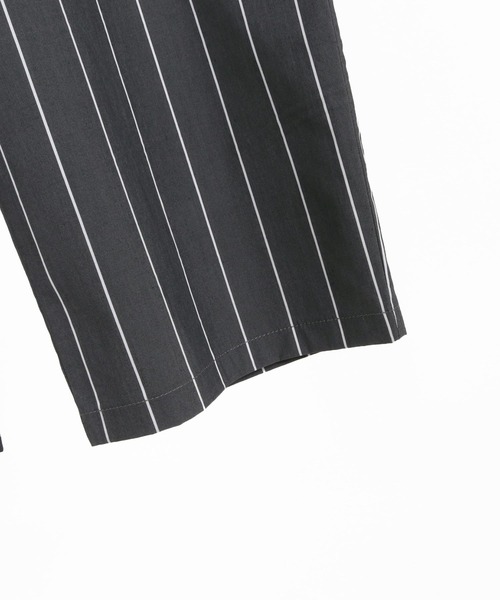 seventy seven(セブンティセブン)の「mp14501-wide tapered stripe pants ワイドパンツ(7726S050)(その他パンツ・メンズ・ブラック/グレー/ブルー・L/M/S)」の14枚目の写真