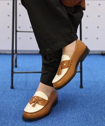 PR01.（ピーアールワン）の「HARUTA plain me別注 コンビローファー（ローファー）」