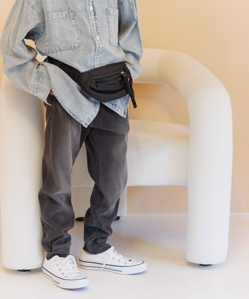 GLOBAL WORK（グローバルワーク）の「スゴラクストレッチデニムリブパンツ/608400（デニムパンツ・キッズ・ブルー/ブラック・150cm/160cm/130cm/140cm）」の19枚目の写真