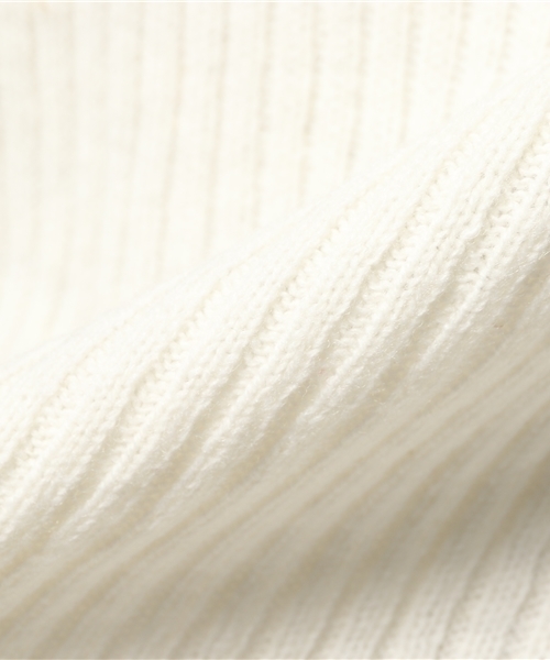 CIAOPANIC（チャオパニック）の「【Ciaopanic】　ウォッシャブルウール畦タートル（ニット/セーター・メンズ・ホワイト/ボルドー/グレー・FREE）」の9枚目の写真