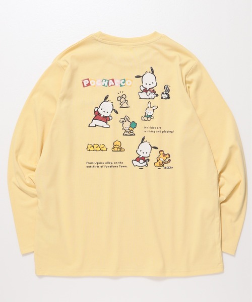 sanrio（サンリオ）の「【SANRIO/サンリオ】キャラクタープリントロングスリーブTシャツ（Tシャツ/カットソー・レディース・オフホワイト/杢グレー/クリーム/イエロー・MEDIUM/LARGE）」の12枚目の写真