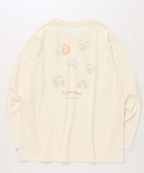 sanrio（サンリオ）の「【SANRIO/サンリオ】キャラクタープリントロングスリーブTシャツ（Tシャツ/カットソー・レディース・オフホワイト/杢グレー/クリーム/イエロー・MEDIUM/LARGE）」の10枚目の写真