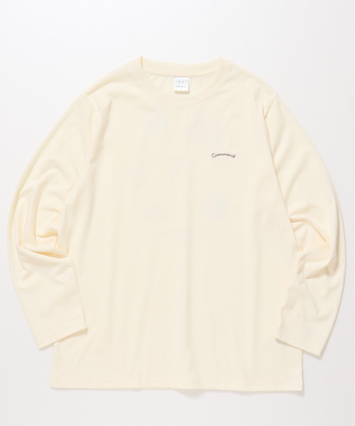 sanrio（サンリオ）の「【SANRIO/サンリオ】キャラクタープリントロングスリーブTシャツ（Tシャツ/カットソー・レディース・オフホワイト/杢グレー/クリーム/イエロー・MEDIUM/LARGE）」の9枚目の写真