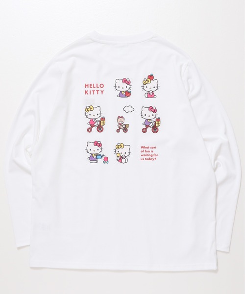 sanrio（サンリオ）の「【SANRIO/サンリオ】キャラクタープリントロングスリーブTシャツ（Tシャツ/カットソー・レディース・オフホワイト/杢グレー/クリーム/イエロー・MEDIUM/LARGE）」の6枚目の写真