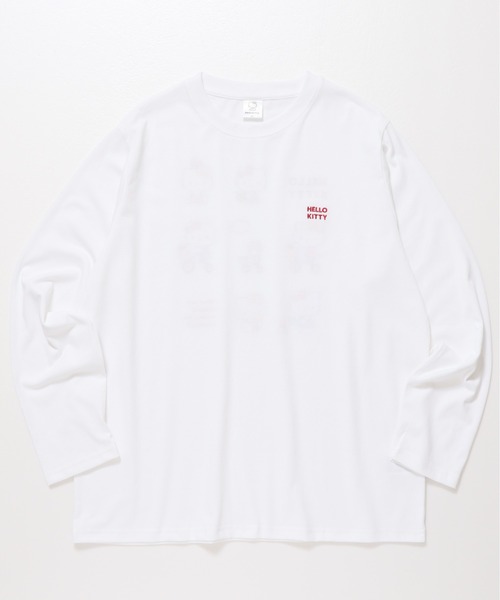sanrio（サンリオ）の「【SANRIO/サンリオ】キャラクタープリントロングスリーブTシャツ（Tシャツ/カットソー・レディース・オフホワイト/杢グレー/クリーム/イエロー・MEDIUM/LARGE）」の5枚目の写真
