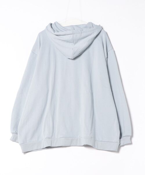 Hauls(ハウルズ)の「ネ申デカすうぇっとぱーかー(パーカー・レディース・サックスブルー/ブラック/グレー/ピンク/ネイビー・FREE)」の6枚目の写真