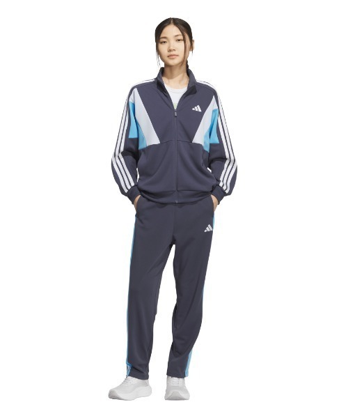 adidas(アディダス)の「アディダス adidas チームス ルーズフィット トラックパンツ(その他パンツ・レディース・ブラック/ネイビー・S/M/L/XL)」の9枚目の写真
