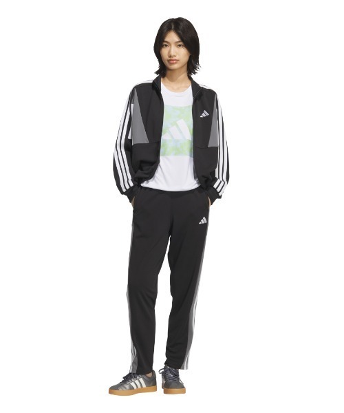 adidas(アディダス)の「アディダス adidas チームス ルーズフィット トラックパンツ(その他パンツ・レディース・ブラック/ネイビー・S/M/L/XL)」の5枚目の写真