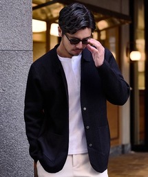 BENUSTA（ベヌスタ）の「『BENUSTA/ベヌスタ』襟付き飾りボタンニットカーデ【Y】【CN】（ニット/セーター）」