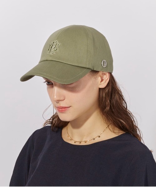 Chapeau d' O（シャポードオー）の「Chapeau d' O  Denim Emblem 6P Cap / シャポードオー（キャップ・レディース・オリーブ/ベージュ/ブルー/ピンク・FREE）」の18枚目の写真