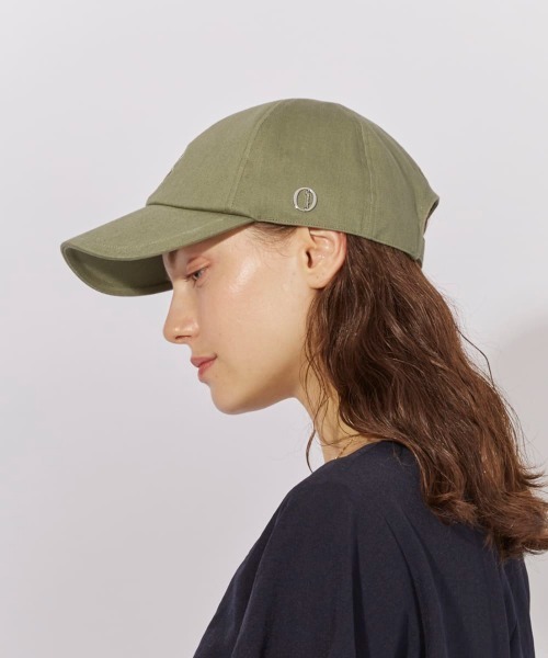 Chapeau d' O（シャポードオー）の「Chapeau d' O  Denim Emblem 6P Cap / シャポードオー（キャップ・レディース・オリーブ/ベージュ/ブルー/ピンク・FREE）」の19枚目の写真