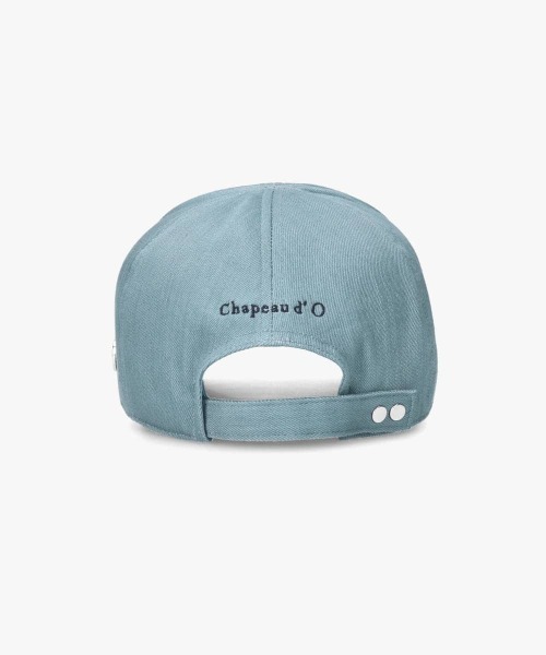 Chapeau d' O（シャポードオー）の「Chapeau d' O  Denim Emblem 6P Cap / シャポードオー（キャップ・レディース・オリーブ/ベージュ/ブルー/ピンク・FREE）」の5枚目の写真