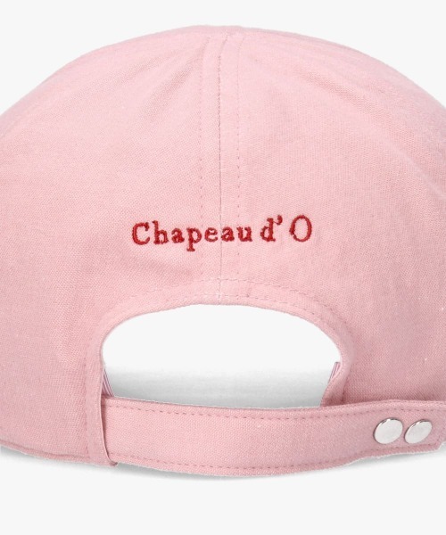 Chapeau d' O（シャポードオー）の「Chapeau d' O  Denim Emblem 6P Cap / シャポードオー（キャップ・レディース・オリーブ/ベージュ/ブルー/ピンク・FREE）」の12枚目の写真