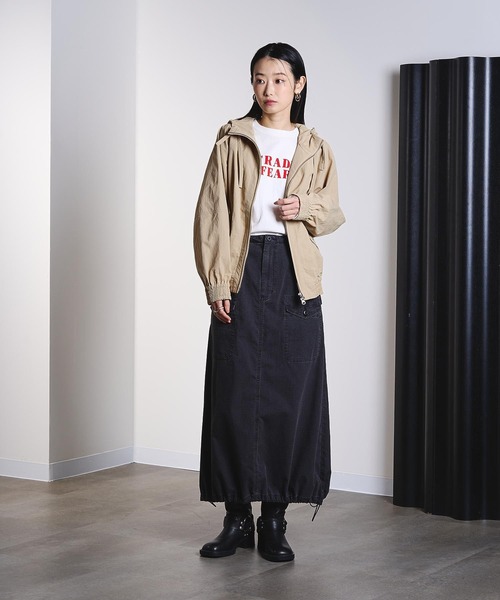 ROSE BUD（ローズバッド）の「GATHER NYLON PARKER（その他アウター・レディース・ピンク/ベージュ・ONE SIZE）」の9枚目の写真