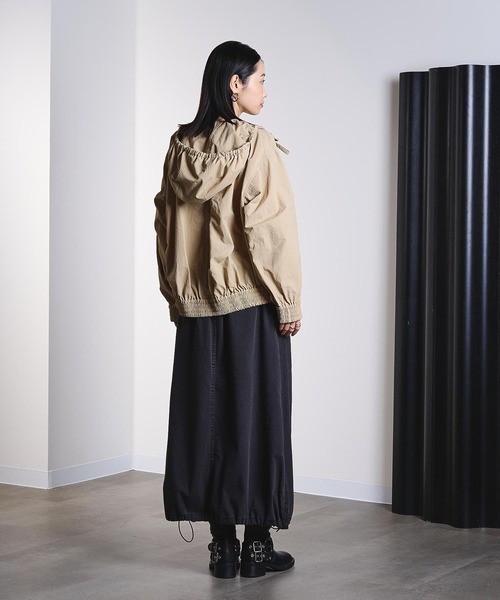 ROSE BUD（ローズバッド）の「GATHER NYLON PARKER（その他アウター・レディース・ピンク/ベージュ・ONE SIZE）」の11枚目の写真