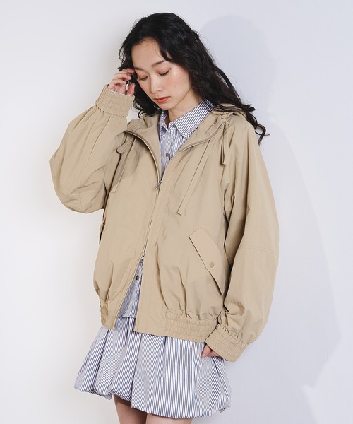 ROSE BUD（ローズバッド）の「GATHER NYLON PARKER（その他アウター・レディース・ピンク/ベージュ・ONE SIZE）」の12枚目の写真