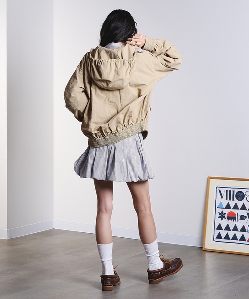 ROSE BUD（ローズバッド）の「GATHER NYLON PARKER（その他アウター・レディース・ピンク/ベージュ・ONE SIZE）」の19枚目の写真