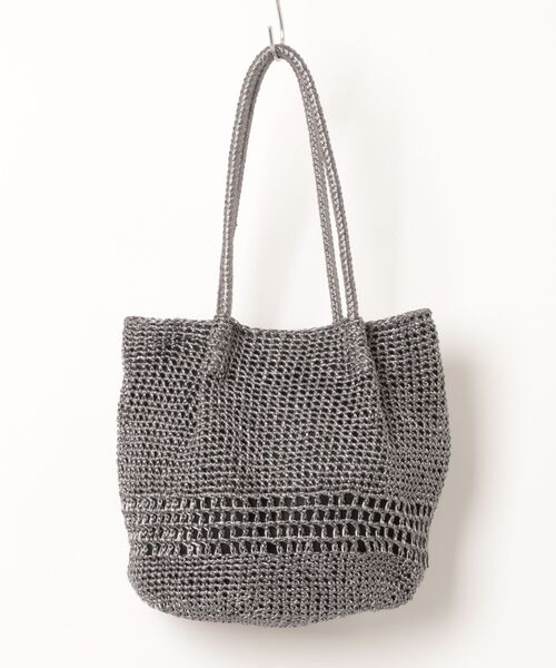 CACHELLIE（カシェリエ）の「METALIC TOTE（トートバッグ・レディース・ブラック/ゴールド/ブラウン/シルバー/ガンメタ/アンティークシルバー・FREE）」の6枚目の写真