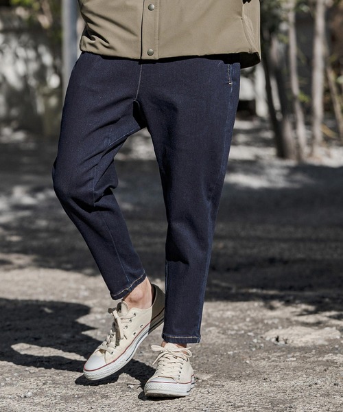 CAMBIO（カンビオ）の「mp14625- Stretch Denim Ankle Tapered Pants デニムパンツ(S66526cmb)（デニムパンツ・メンズ・ライトインディゴブルー/ダークインディゴブルー/ワンウォッシュ・S/M/L/XL）」の3枚目の写真