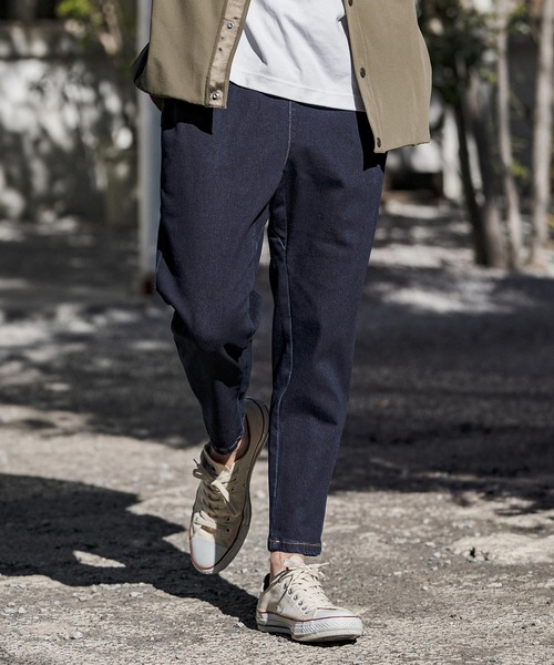 CAMBIO（カンビオ）の「mp14625- Stretch Denim Ankle Tapered Pants デニムパンツ(S66526cmb)（デニムパンツ・メンズ・ライトインディゴブルー/ダークインディゴブルー/ワンウォッシュ・S/M/L/XL）」の17枚目の写真