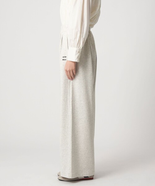 CITEN（シテン）の「＜CITEN＞スウェットロゴパンツ（スウェットパンツ・レディース・ベージュ/ライトグレー・M/S）」の8枚目の写真