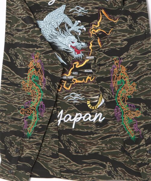 JACKROSE(ジャックローズ)の「YOIDORE 酔虎と酔龍 スカ シャツ(シャツ/ブラウス・メンズ・カモフラージュ・L/M/XL)」の19枚目の写真