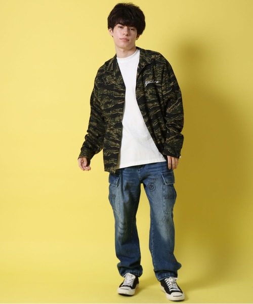 JACKROSE(ジャックローズ)の「YOIDORE 酔虎と酔龍 スカ シャツ(シャツ/ブラウス・メンズ・カモフラージュ・L/M/XL)」の12枚目の写真