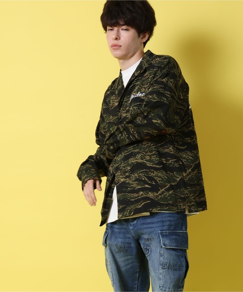 JACKROSE(ジャックローズ)の「YOIDORE 酔虎と酔龍 スカ シャツ(シャツ/ブラウス・メンズ・カモフラージュ・L/M/XL)」の11枚目の写真