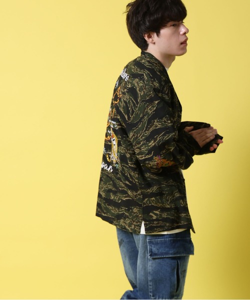 JACKROSE(ジャックローズ)の「YOIDORE 酔虎と酔龍 スカ シャツ(シャツ/ブラウス・メンズ・カモフラージュ・L/M/XL)」の8枚目の写真