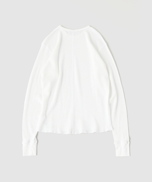 NO MAINTENANCE（ノーメンテナンス）の「NO MAINTENANCE / ノーメンテナンス LS LERA WAFFLE THERMAL TEE（Tシャツ/カットソー・メンズ・ホワイト・MEDIUM/SMALL）」の2枚目の写真