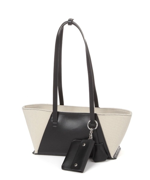 Elura（エルーラ）の「＜kakatoo＞ワイドコンビバック/633024（トートバッグ・レディース・ブルー系その他3/ブラック/ブラウン・FREE）」の2枚目の写真