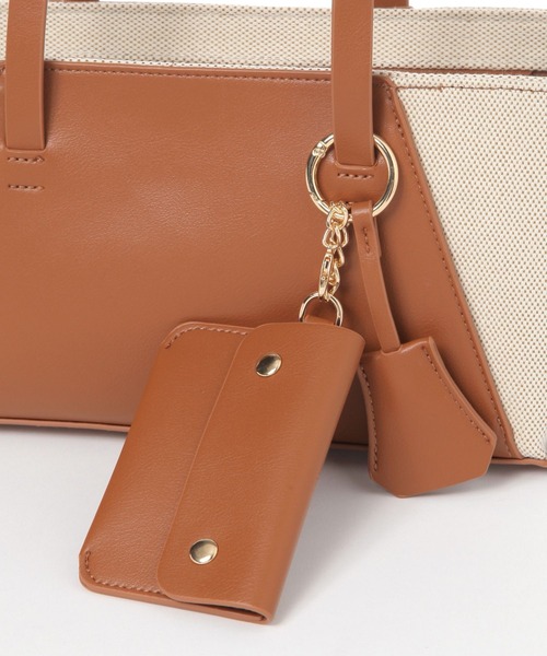 Elura（エルーラ）の「＜kakatoo＞ワイドコンビバック/633024（トートバッグ・レディース・ブルー系その他3/ブラック/ブラウン・FREE）」の19枚目の写真