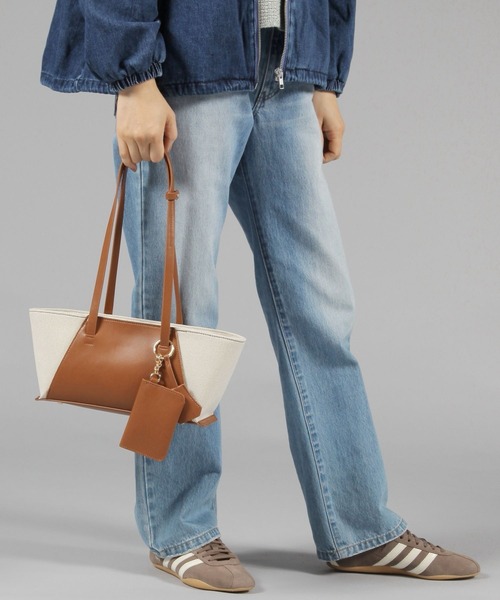 Elura（エルーラ）の「＜kakatoo＞ワイドコンビバック/633024（トートバッグ・レディース・ブルー系その他3/ブラック/ブラウン・FREE）」の13枚目の写真