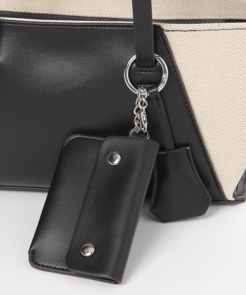 Elura（エルーラ）の「＜kakatoo＞ワイドコンビバック/633024（トートバッグ・レディース・ブルー系その他3/ブラック/ブラウン・FREE）」の7枚目の写真