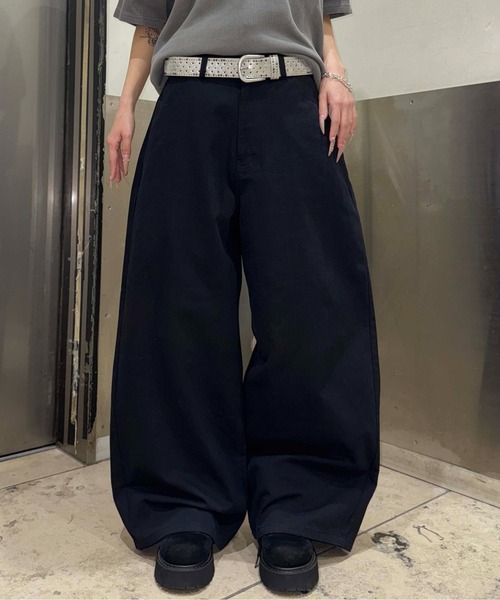 sedacle(セダクル)の「ヒップレタリングツイルパンツ(その他パンツ・メンズ・ブラウン/ブラック・SMALL/LARGE/MEDIUM)」の1枚目の写真