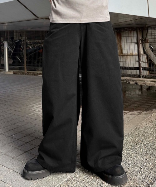 sedacle(セダクル)の「ヒップレタリングツイルパンツ(その他パンツ・メンズ・ブラウン/ブラック・SMALL/LARGE/MEDIUM)」の5枚目の写真