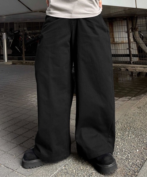 sedacle(セダクル)の「ヒップレタリングツイルパンツ(その他パンツ・メンズ・ブラウン/ブラック・SMALL/LARGE/MEDIUM)」の3枚目の写真