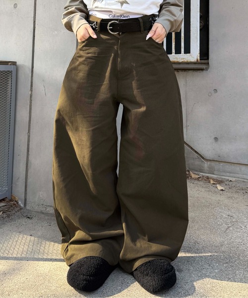 sedacle(セダクル)の「ヒップレタリングツイルパンツ(その他パンツ・メンズ・ブラウン/ブラック・SMALL/LARGE/MEDIUM)」の11枚目の写真