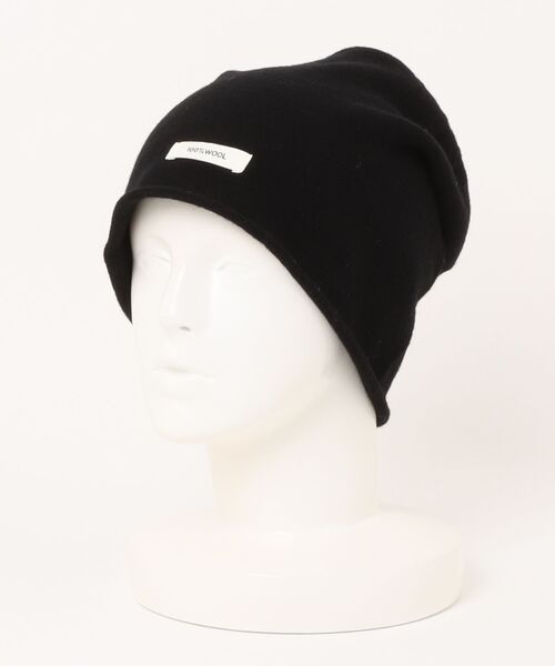 Fun & Daily（ファンアンドデイリー）の「F&D : ウールオーバーニットキャップ（キャップ・レディース・ブラック/チャコールグレー/ブラウン/グレー系その他・FREE）」の5枚目の写真