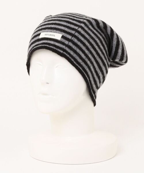 Fun & Daily（ファンアンドデイリー）の「F&D : ウールオーバーニットキャップ（キャップ・レディース・ブラック/チャコールグレー/ブラウン/グレー系その他・FREE）」の11枚目の写真