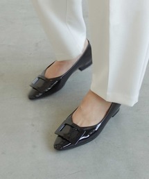 【レイン対応】バックルモチーフパンプス