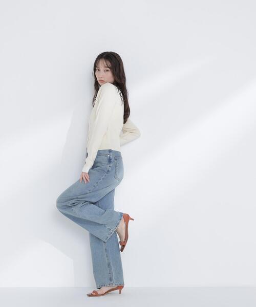 NATURAL BEAUTY BASIC（ナチュラルビューティーベーシック）の「◇レイヤードライクニット（ニット/セーター・レディース・グレー/ブラウン/オフホワイト・FREE）」の20枚目の写真