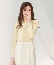 Andemiu | ハイショクポロニット656638(ニット/セーター)