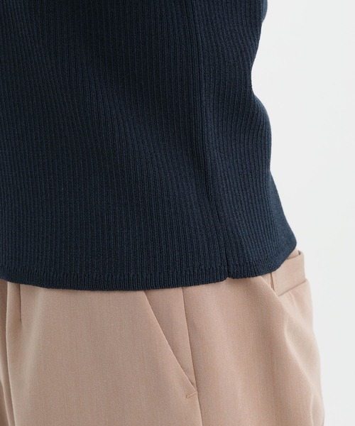 Andemiu(アンデミュウ)の「エリツキボタンカーディガン656638(ニット/セーター・レディース・イエロー/ネイビー/オフホワイト・FREE)」の20枚目の写真