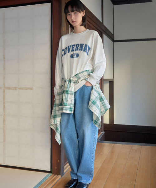 COVERNAT(カバーナット)の「スラブアーチロゴロングスリーブヘザーグレー(Tシャツ/カットソー・メンズ・その他・X-LARGE/XX-LARGE/X-SMALL/SMALL/MEDIUM/LARGE)」の5枚目の写真