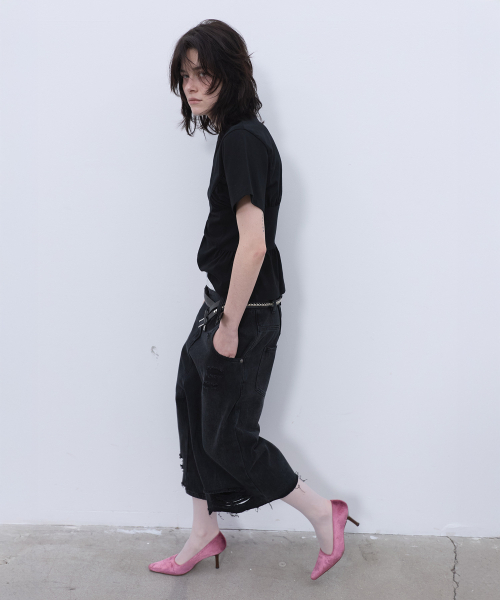 LCDC TM(エルシーディーシーティーエム)の「SHIRRING T-SHIRT (BLACK)(Tシャツ/カットソー・レディース・その他・SMALL/MEDIUM)」の13枚目の写真