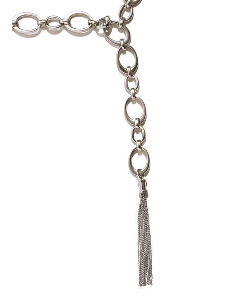 Mila Owen(ミラオーウェン)の「タッセルチャームランダムチェーンベルト(ベルト・レディース・ゴールド/シルバー・F)」の6枚目の写真