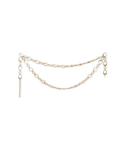 Mila Owen(ミラオーウェン)の「タッセルチャームランダムチェーンベルト(ベルト・レディース・ゴールド/シルバー・F)」の11枚目の写真