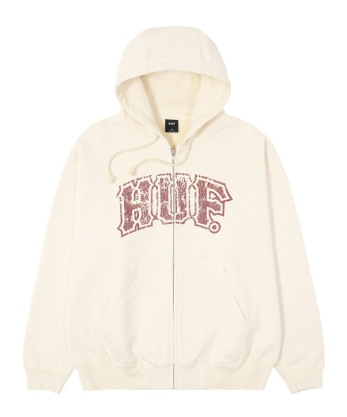 HUF(ハフ)の「CLASSIC ARCH FULL ZIP HOODIE(パーカー・メンズ・ブラック/ベージュ系その他/イエロー・XXL/XL/L/M/S)」の11枚目の写真