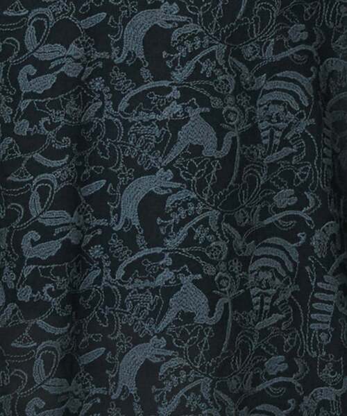 LOISIR（ロワズィール）の「【アーティストコラボ】LOISIR×TORANEKOBONBON エンブロイダリーワンピース（ワンピース・レディース・ホワイト系その他/ブラック系その他・FREE）」の13枚目の写真